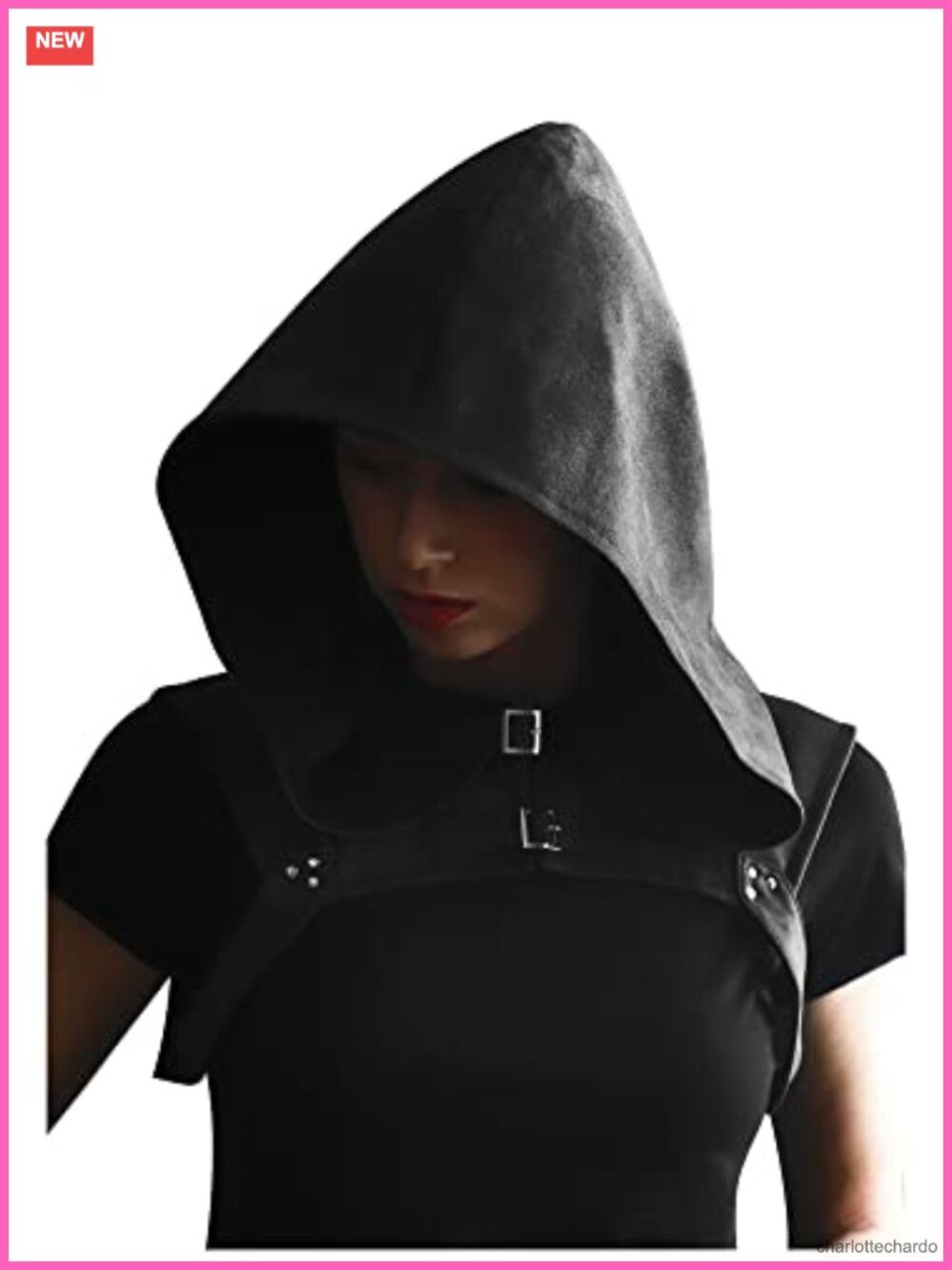 Steampunk Cowl Hood Medieval Gothic Cape Cosplay Ren Faire Costume